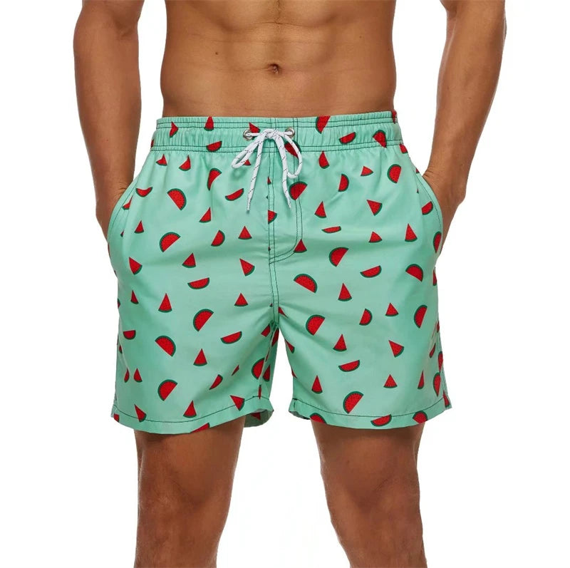 Shorts Hombre Verano con Bolsillos | Pantaloneta Playa Surf Secado Rápido