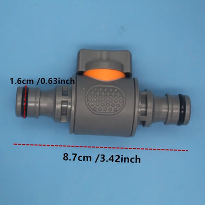 1/2/3Pcs Plastic Garden Hose Quick Connect Valve Set - Universal Thread Ball Valve Switch for Car Wash and Pipe Repair