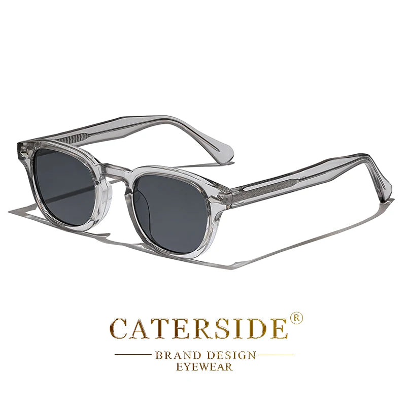 Gafas de Sol Retro Redondas CATERSIDE Unisex | Estilo Punk UV400 de Lujo