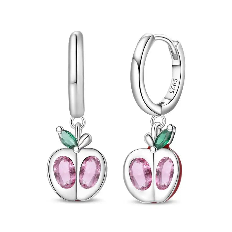 Aretes Primavera Plata 925 | Abeja, Flor y Mariposa | Aros Dobles Mujer