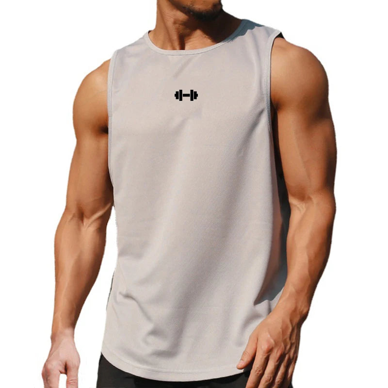 Tank Top Deportivo de Hombre – Fitness, Gym y Bodybuilding, Secado Rápido, Sin Mangas, Corte Loose, Verano, Moda y Baloncesto