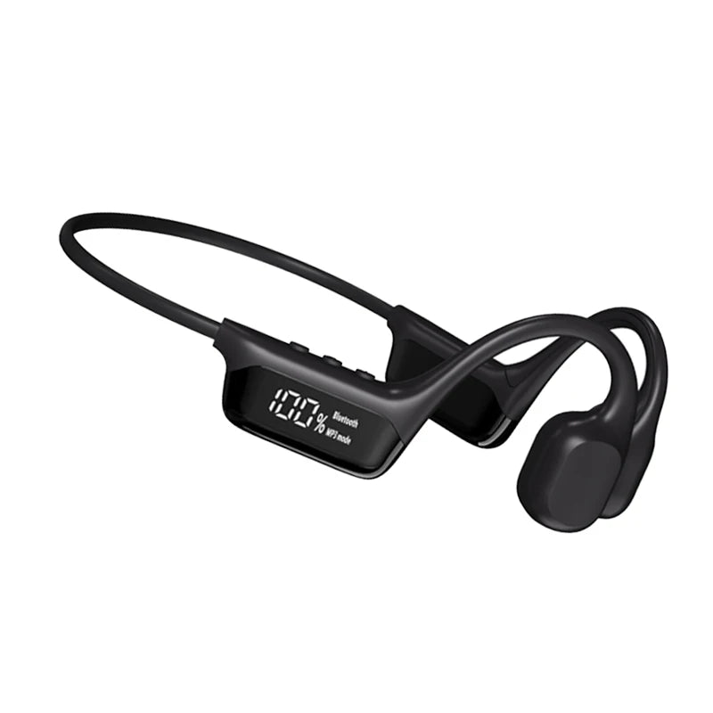 Auriculares de conducción ósea S10 Bluetooth 5.4 – Inalámbricos, impermeables IPX8, con MP3 y 32GB