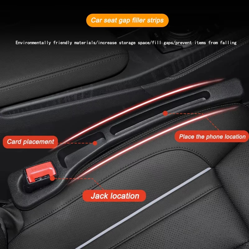 Relleno Universal para Huecos de Asiento de Coche 2Pcs | Tapas Antifugas y Organizador Interior