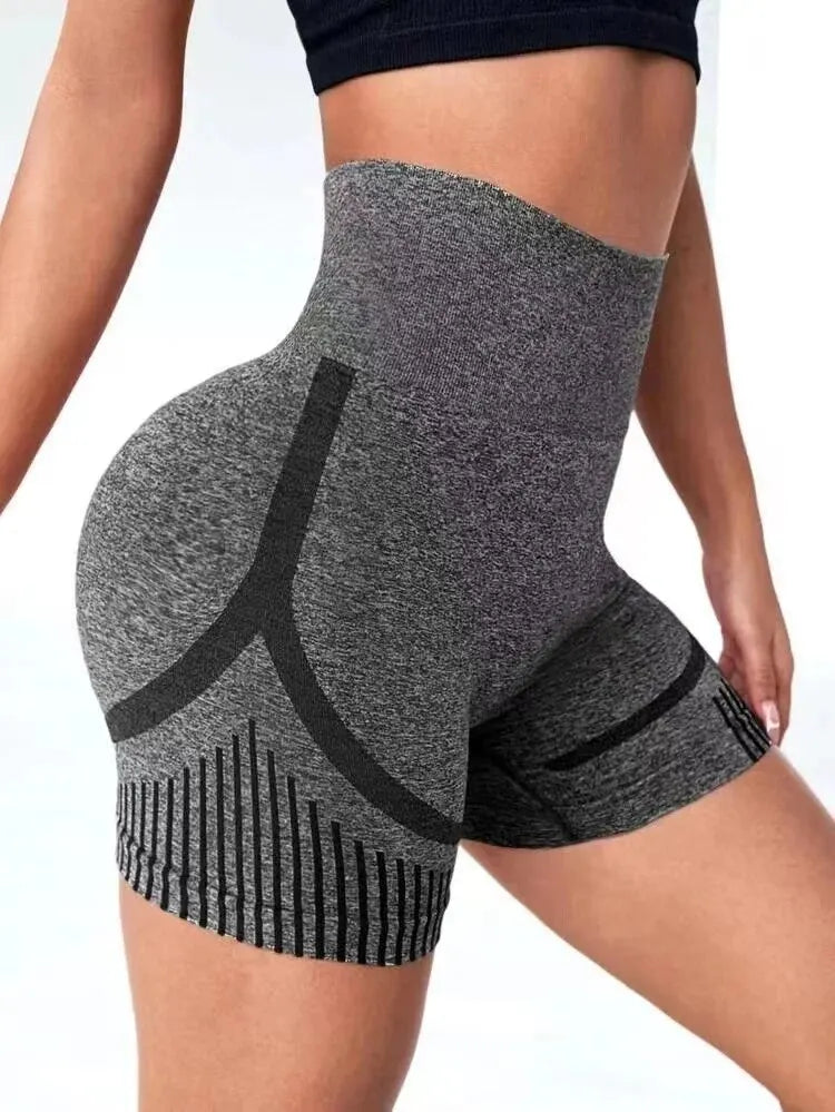 Shorts de Yoga Deportivos Mujer | Seamless Alta Elasticidad, Cintura Alta, Secado Rápido y Estilo Fitness Casual