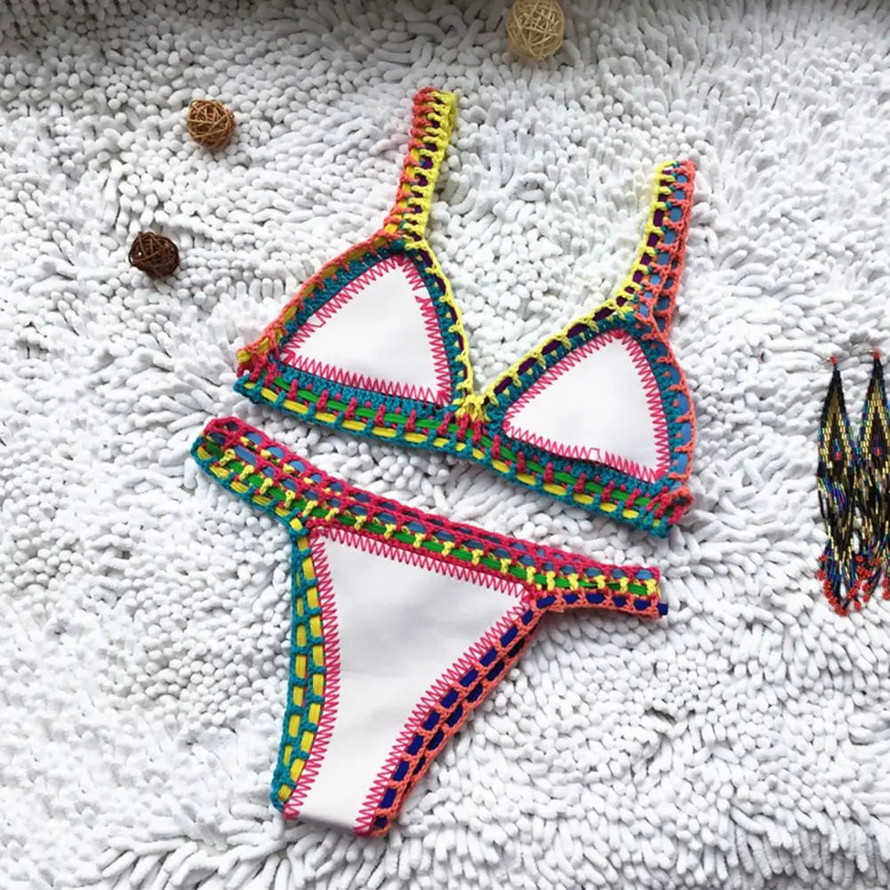 Bikini Verano Mujer | 2 Piezas Trendy Backless Cómodo Playa y Piscina