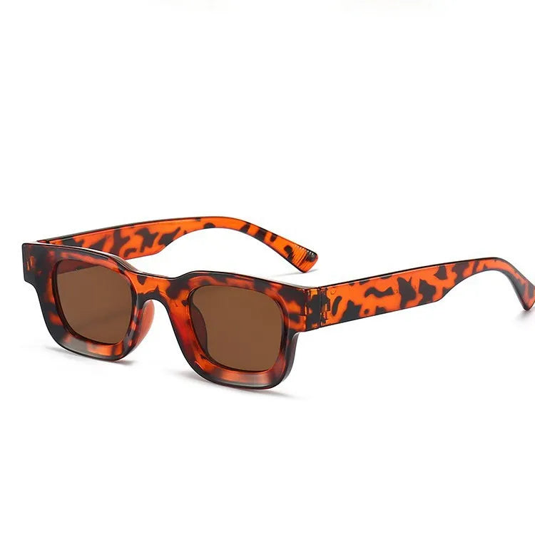 Gafas de Sol Rectangulares Pequeñas Mujer/Hombre | Estilo Vintage de Lujo UV400