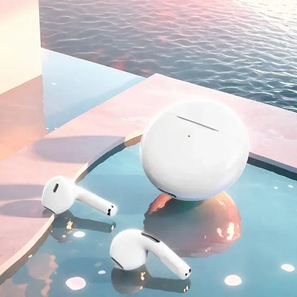 Auriculares Inalámbricos Pro 6 TWS con Micrófono | Bluetooth 5.0, Estéreo Hi-Fi, Compatibles iOS & Android