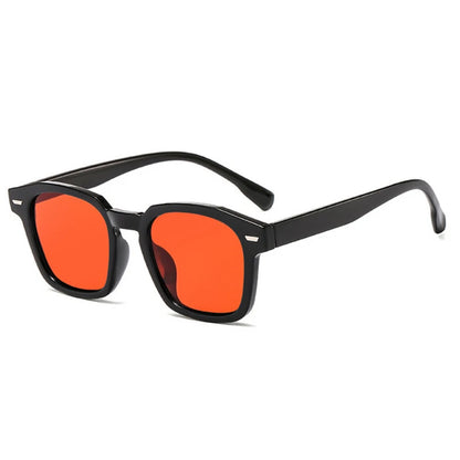 Gafas de Sol Mujer Vintage | Moda Cuadradas Retro Negras y Amarillas UV400