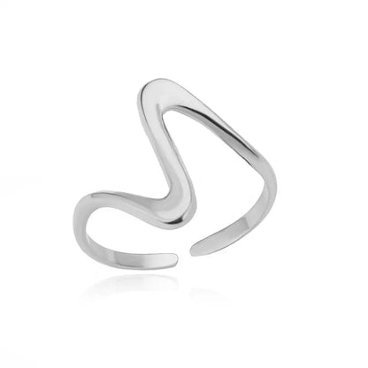 Anillos Clásicos de Acero Inoxidable 316L para Mujer - Color Dorado de Lujo Antialérgico y Duradero