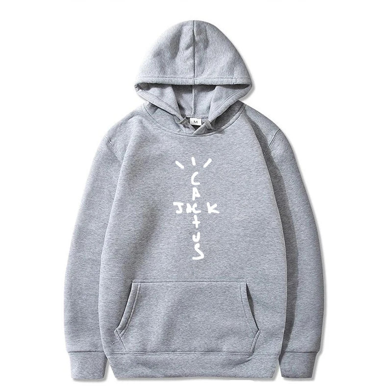 Hoodie Cactus Jack – Sudadera Unisex con Estampado Doble Cara, Moda Streetwear de Otoño