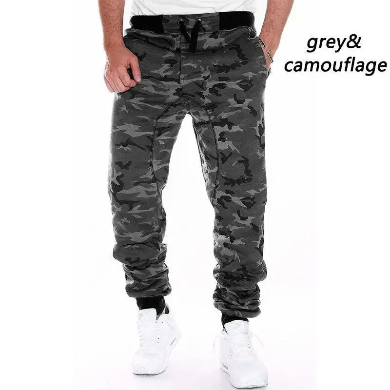 Pantalones Jogger de Running para Hombre 2025 – Cargo Camuflaje, Elásticos, Con Cordón y Múltiples Bolsillos, Casual y Deportivos