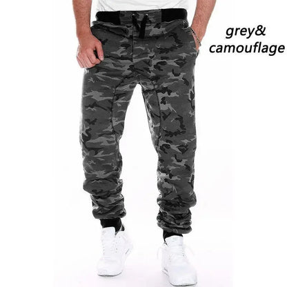 Pantalones Jogger de Running para Hombre 2025 – Cargo Camuflaje, Elásticos, Con Cordón y Múltiples Bolsillos, Casual y Deportivos