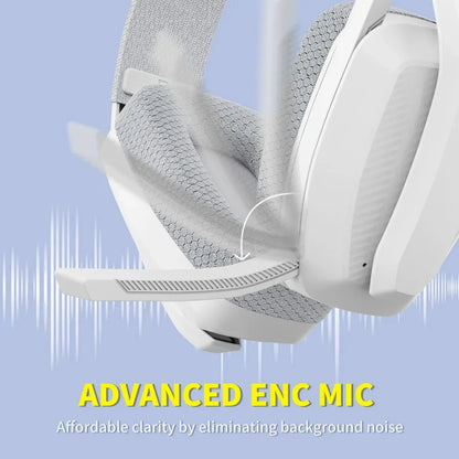 BINNUNE BW06 Auriculares Gaming Inalámbricos Bluetooth 2.4GHz con Micrófono – Cascos Gamer para PS5, PS4, PC, Mac y Playstation