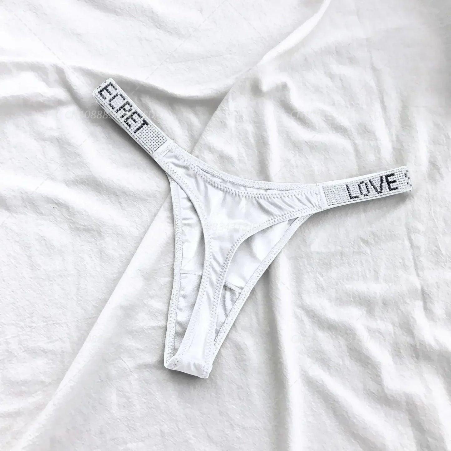 Tanga Mujer 2025 | Lencería Sexy con Rhinestones y Push-Up