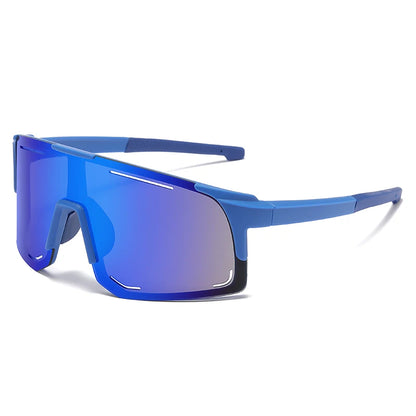Gafas Deportivas Wrap Around | Unisex One Piece Oversized UV400 para Ciclismo, Pesca y Esquí
