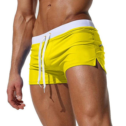 Bañador Hombre Boxer 10 Colores | Shorts Playa con Bolsillo Trasero Secado Rápido – Swimwear Verano