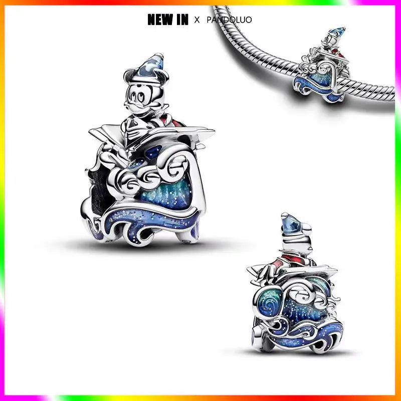 Charm Marvel Disney en Plata 925 – Abalorios Captain America, Wolverine y Deadpool para Pulsera Original Mujer