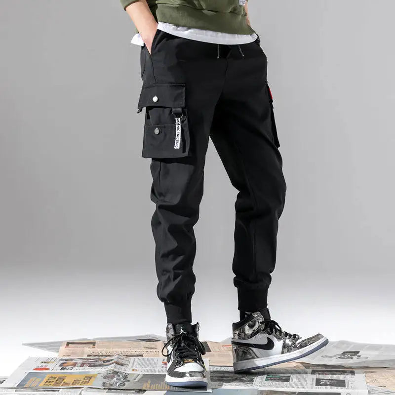 Pantalones Jogger de Moda para Hombre – Streetwear 2025, Cargo, Multi-Bolsillos, Casual, Fitness y Gym