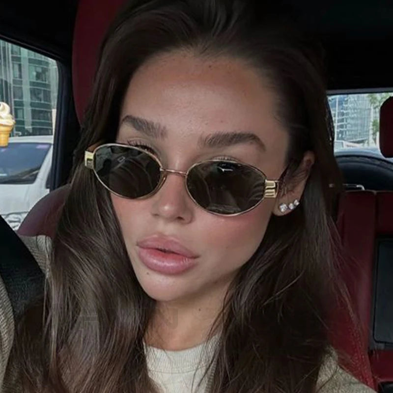 Gafas de Sol Ovaladas Retro Unisex | Estilo Clásico y Protección UV400