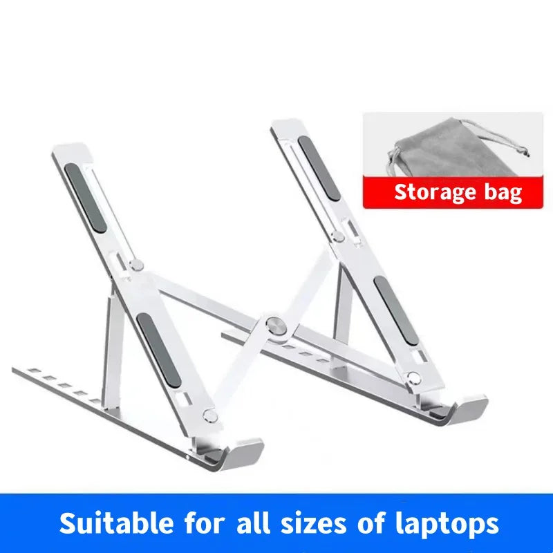 Soporte Portátil para Laptop de Aluminio | Base Plegable Ajustable para Notebook y MacBook | Accesorio Ergonómico