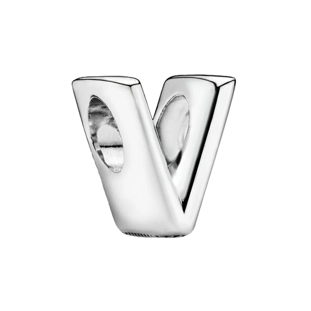 Beads Letras A-Z en Plata – Abalorios de Colores para Pulseras Originales DIY