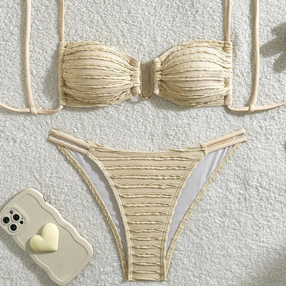 Bikini Sexy Mujer 2025 | Brasileño Push Up Playa y Piscina
