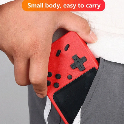 Consola Retro Portátil Roja para Niños – Consola Clásica con Cientos de Juegos + Conexión a TV