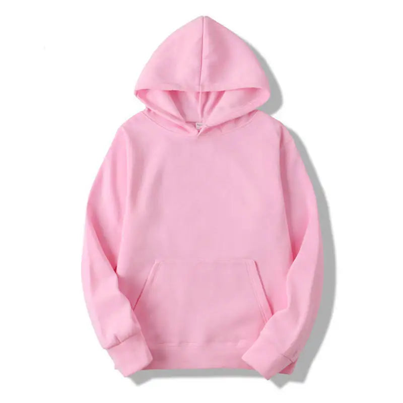 Hoodie Básico de Felpa – Sudadera con Capucha Unisex, Económica y Versátil para Hombre