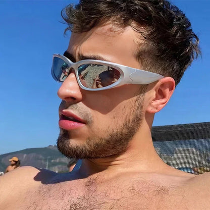 Gafas de Sol Deportivas Y2K Punk Unisex | Vintage Shades UV400 de Lujo Estilo Streetwear