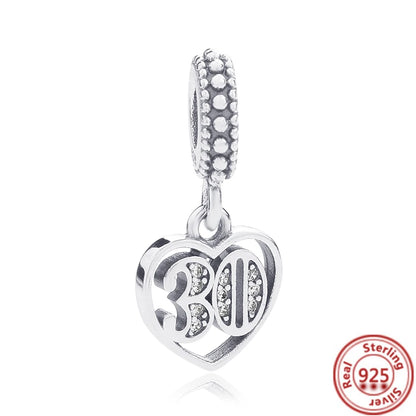 Charm perrito y huesito de plata 925 – Abalorio estilo sorpresa para pulsera tipo Pandora, joyería DIY romántica