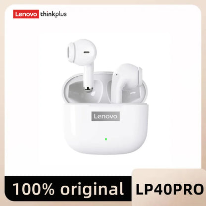 Auriculares Lenovo LP40 Pro TWS – Bluetooth 5.1 inalámbricos con reducción de ruido, control táctil y estuche 250mAh