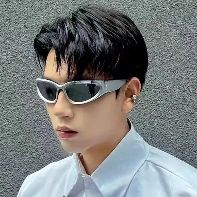 Gafas de Sol Y2K Ovaladas | Estilo Punk Retro Unisex UV400 Mujer & Hombre