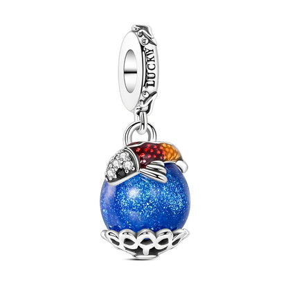 Charm de Plata S925 Hamster, Terrier y Princesa – Abalorios Brillantes para Pulseras Originales 3mm