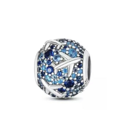 Charm Serie Océano en Plata 925 – Abalorios Tortuga, Cangrejo y Sirena para Pulsera Original Mujer