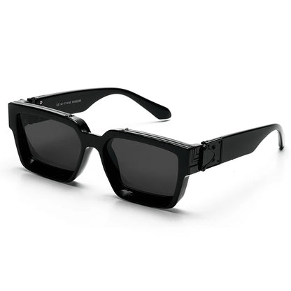 Gafas de Sol Retro Negras Millionaire | Lujo Cuadradas Unisex Hombre & Mujer 2025