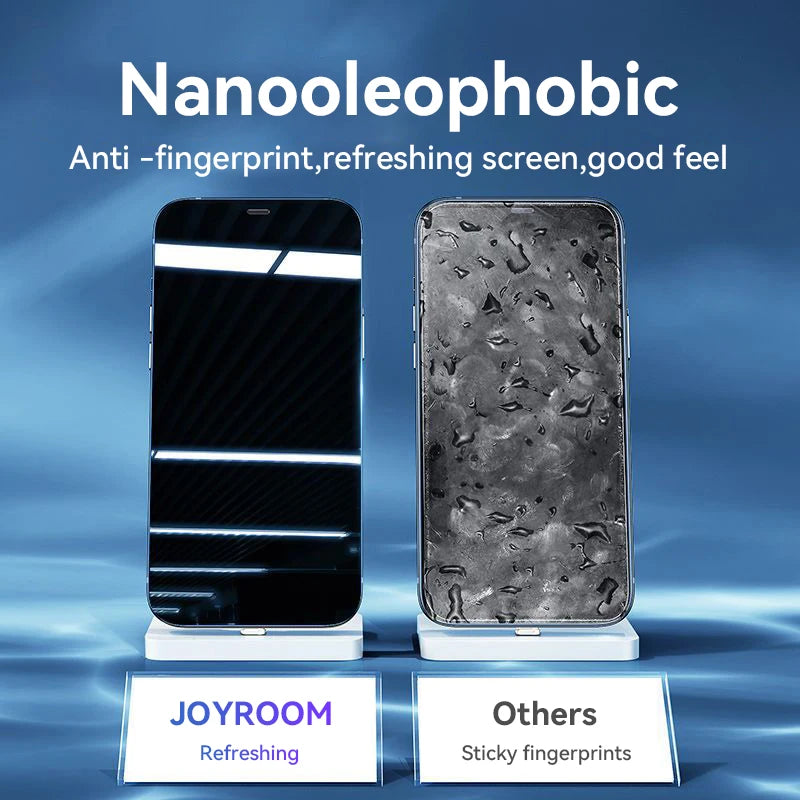 Joyroom Protector de Pantalla de Vidrio Templado HD | Compatible con iPhone 11/12/13/14/15/16 Pro Max | Protección Completa