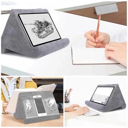Xnyocn Soporte Cojín Multifuncional para Tablet y Libros – Almohada Ergonómica para iPad, Samsung, Huawei, Lectura en Cama y Sofá