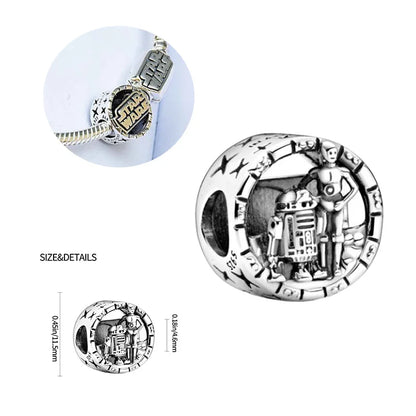 Charm Harry Potter plata 925 – Abalorio mágico de la serie para pulsera tipo Pandora