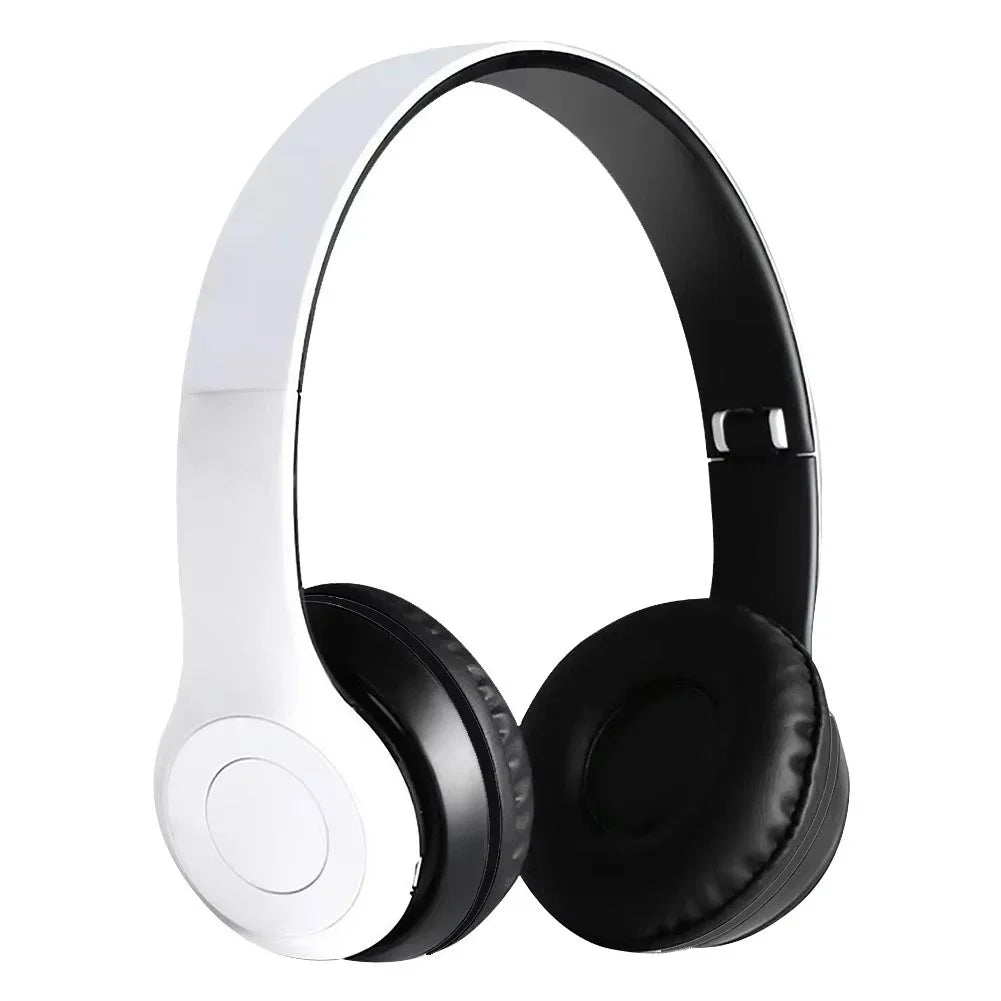 Foldable P47 Wireless Bluetooth 50 Headphones HIFI Stereo Bass Earphones for Music Gaming Kids Girls Smartphone Audio Device