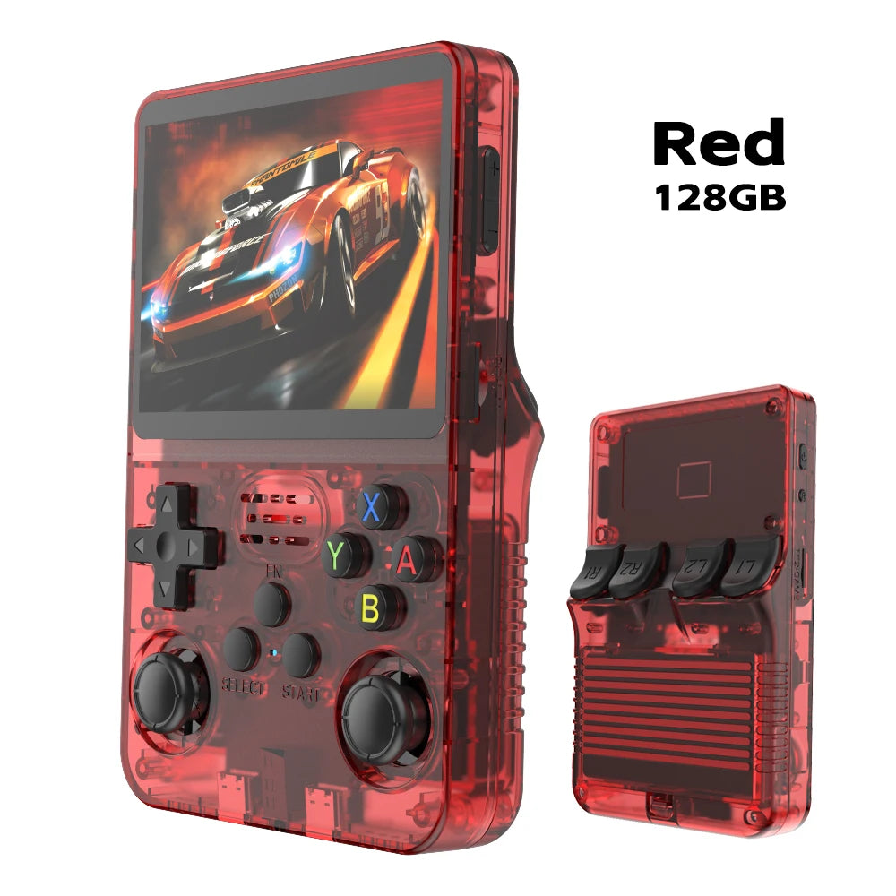 R36S Retro Handheld Game Console – Consola Portátil Linux 3.5” IPS con 64GB y 15000+ Juegos