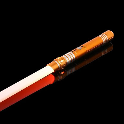 RGB Metal Lightsaber Dueling Smooth Swing Laser Sword Sabre De Luz 16 Color Changing 16 Sounds FOC Rave Flashing Toy