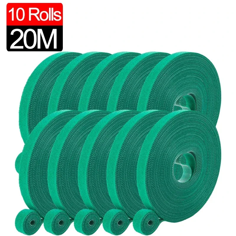 Cinta de Nylon Ajustable para Plantas 2M | Soporte Reutilizable de Jardín, Atado y Fijación