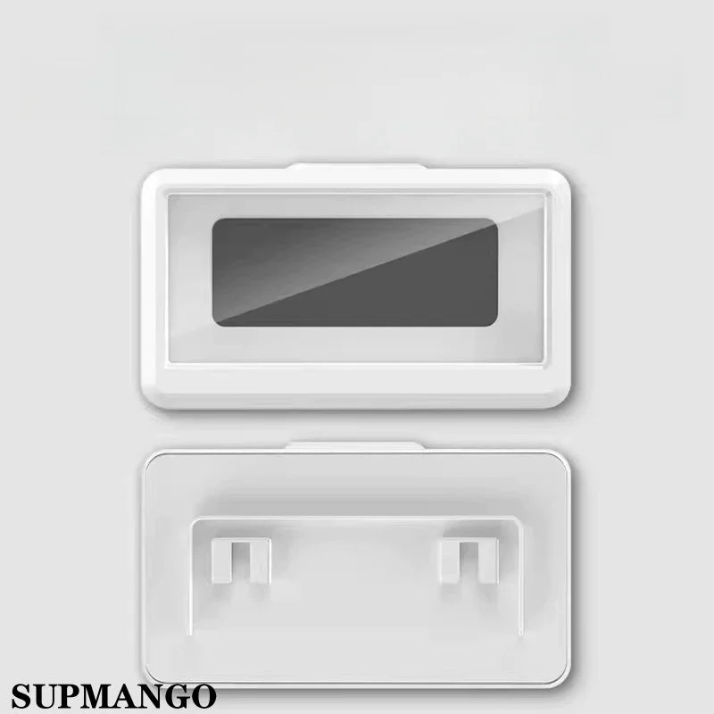 Soporte impermeable para teléfono – Funda de pared con ventosa y pantalla táctil para ducha y baño (hasta 6.8”)