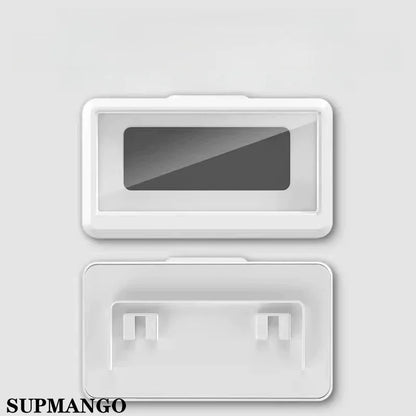 Soporte impermeable para teléfono – Funda de pared con ventosa y pantalla táctil para ducha y baño (hasta 6.8”)