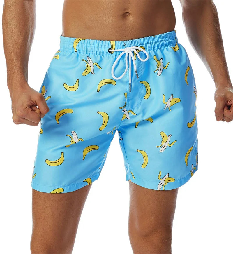 Bañador Hombre Piña 3D | Shorts Playa Hawaianos Verano Secado Rápido – Surf y Natación Tropical