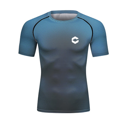 Conjunto Deportivo para Hombre BJJ No Gi – Rashguard + Shorts MMA | Traje de Entrenamiento Kickboxing Antideslizante Anti-UV