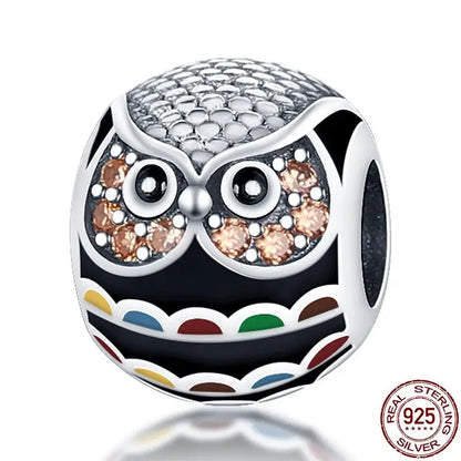 Charm animal mascota en plata 925 – Abalorio elegante para pulsera o collar tipo Pandora, joyería personalizada mujer