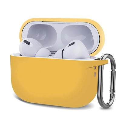 Funda de Silicona para AirPods Pro 2 / AirPods 3 / 2 / 1 – Protector Antigolpes para Estuche Bluetooth con Llavero
