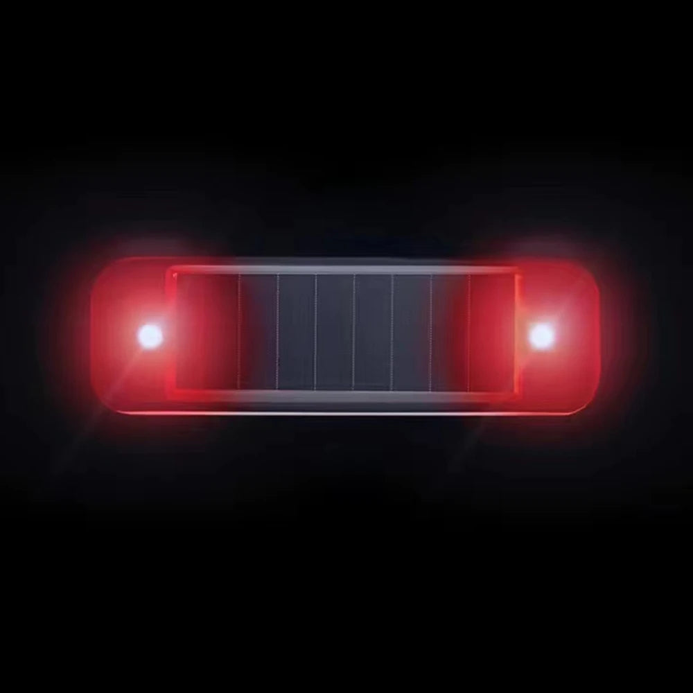 Mini Luz de Advertencia Solar LED para Coche | Lámpara Antirrobo Simulada | Luz de Seguridad Nocturna Inalámbrica