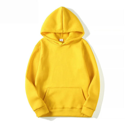 Hoodie Básico Unisex – Sudadera Casual Hombre y Mujer para Primavera, Otoño e Invierno
